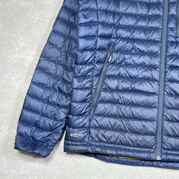 RAB NIKWAX Microlight Down Puffer Jacket Men Size Large Navy Blue Style: QDA-94 - Picture 5 of 13